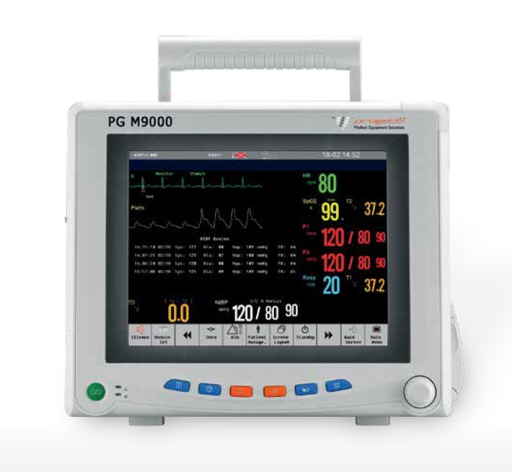 Kardiomonitory przyłóżkowe Progetti Medical PG M9000