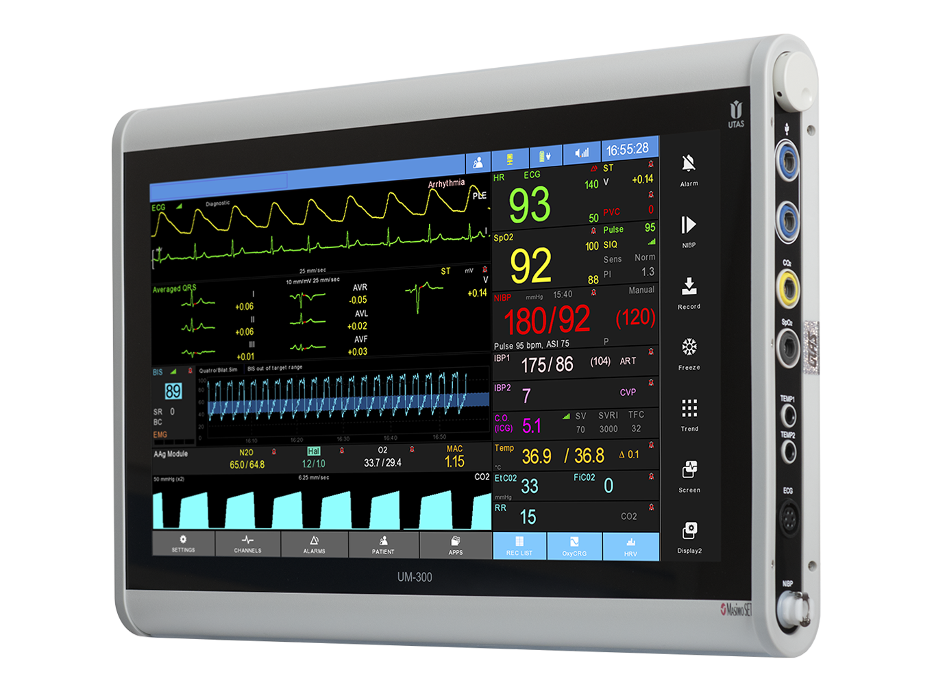 Kardiomonitory przyłóżkowe UTAS UM 300-S