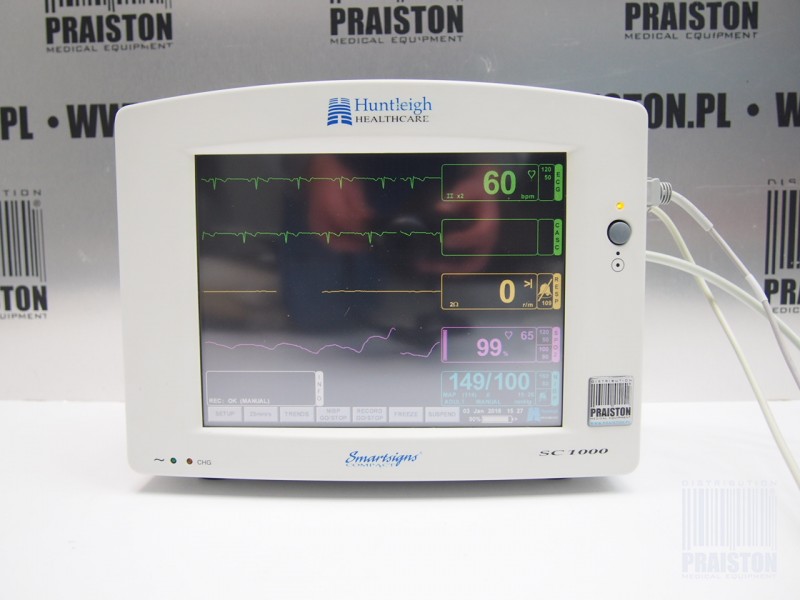 Kardiomonitory przyłóżkowe używane B/D Huntleigh Smartsigns SC 1000 - Praiston rekondycjonowany