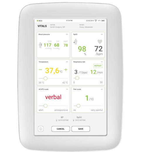 Kardiomonitory telemetryczne MESI MESI mTABLET