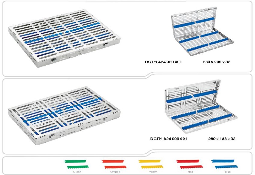 Kasety na narzędzia do sterylizacji DCTM A24/ A25/ A26