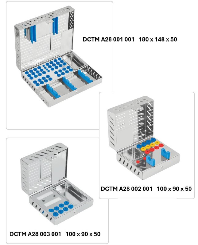Kasety na narzędzia do sterylizacji DCTM A28