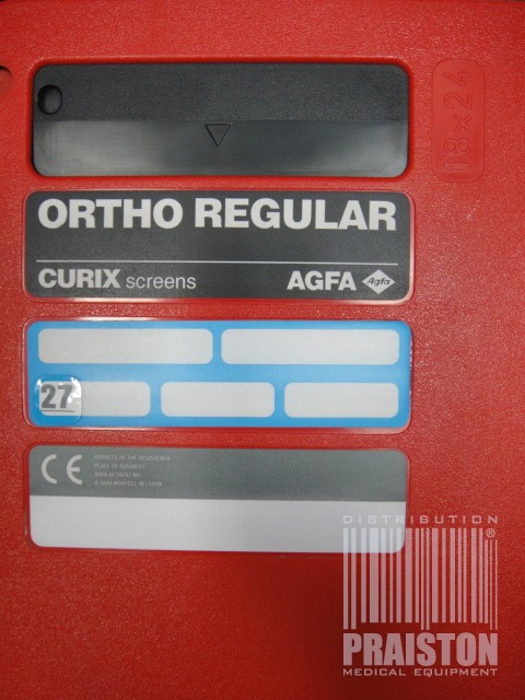 Kasety RTG do radiografii pośredniej używane AGFA ORTHO REGULAR - Praiston rekondycjonowany