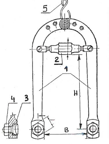 Klamry wyciągowe ATMED Zygmunt Rafalski Klamra wyciągowa typ Kirschner II