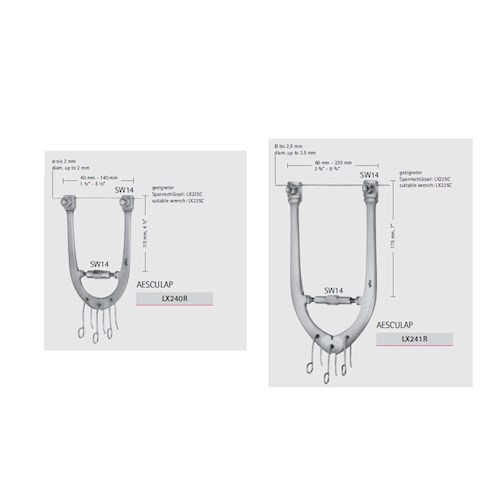 Klamry wyciągowe B.Braun Klamry wyciągowe B.Braun