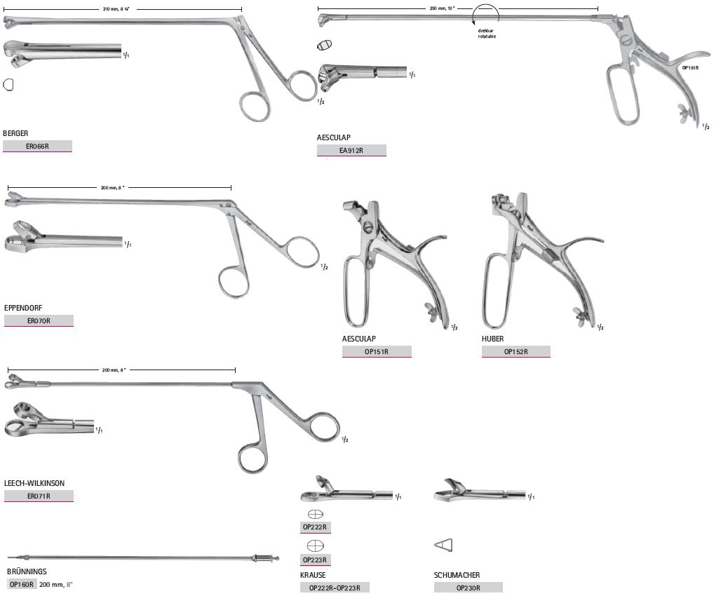 Kleszcze chirurgiczne i zabiegowe B.Braun Kleszcze biopsyjne