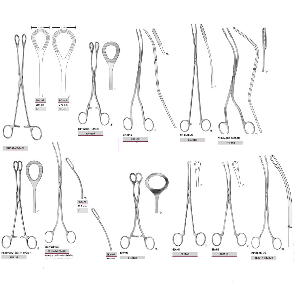 Kleszcze chirurgiczne i zabiegowe B.Braun Kleszcze do jamy brzusznej