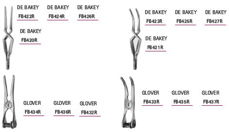 Kleszcze chirurgiczne i zabiegowe B.Braun Kleszcze do tętnic i tkanek