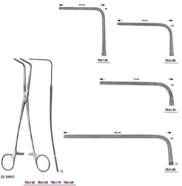 Kleszcze chirurgiczne i zabiegowe B.Braun Kleszcze do tętnic i tkanek