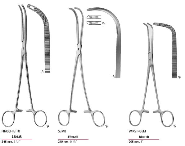 Kleszcze chirurgiczne i zabiegowe B.Braun Kleszcze do tętnic i tkanek