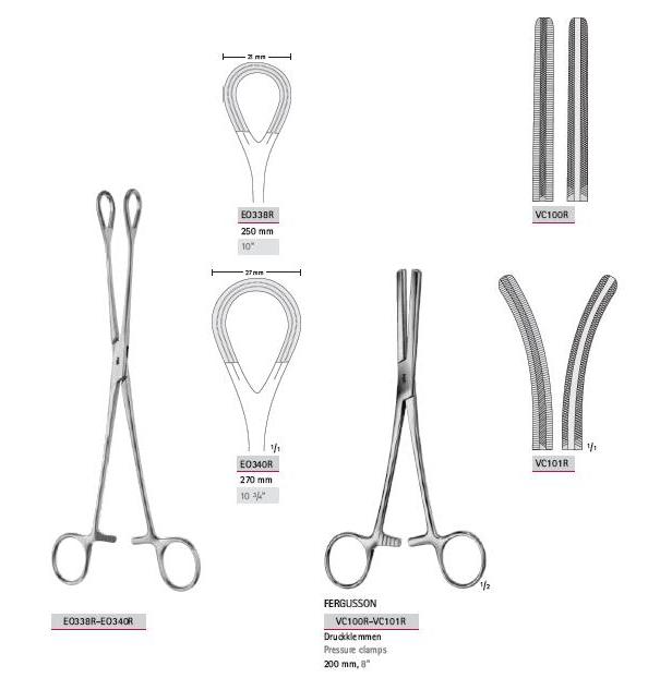 Kleszcze chirurgiczne i zabiegowe B.Braun Kleszcze hemoroidalne