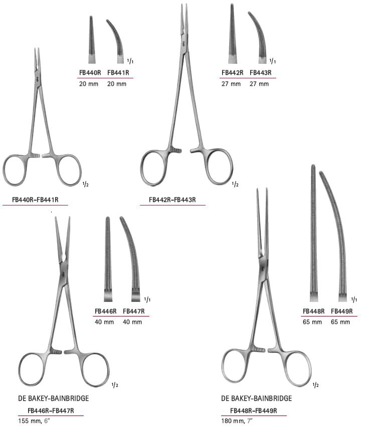 Kleszcze chirurgiczne i zabiegowe B.Braun Kleszcze hemostatyczne