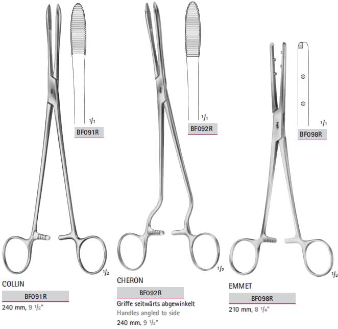 Kleszcze chirurgiczne i zabiegowe B.Braun Kleszcze wykończeniowe i do trzymania gąbki