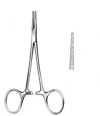 Kleszcze chirurgiczne i zabiegowe GAMA s. c. - dystrybutor importer Kleszczyki Halstead-Mosquito TC Gold proste bez ząbka