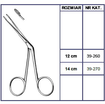 Kleszcze chirurgiczne i zabiegowe Sintraco Hartmann