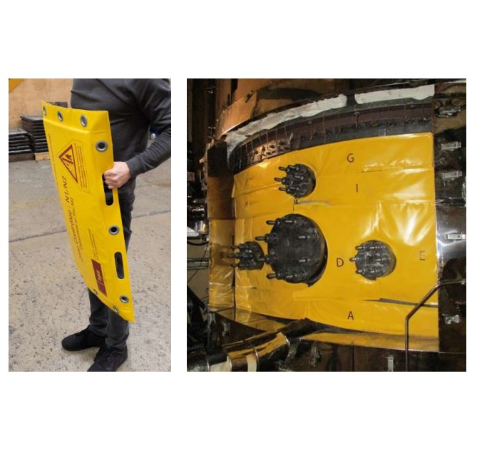 Koce z wełny ołowianej do pracowni medycyny nuklearnej Nuclear Shields B.V. LBN11