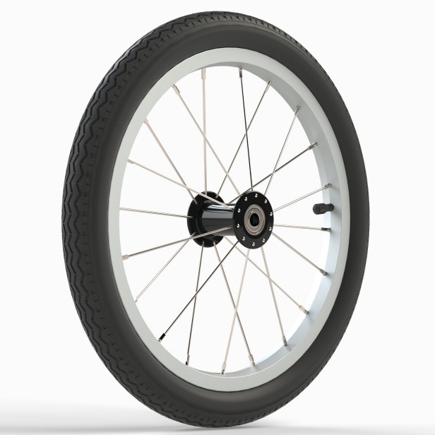 Koła do wózków inwalidzkich Recomedic K-16X1.75-300A-SS-S