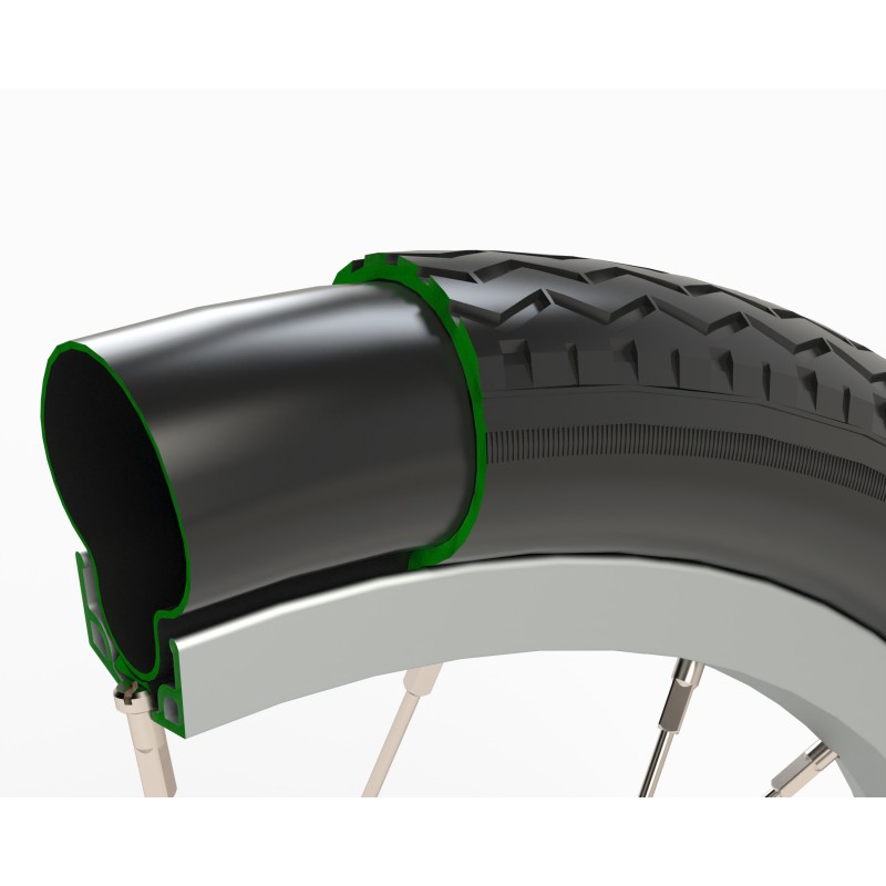 Koła do wózków inwalidzkich Recomedic K-16X1.75-300A-SS-S