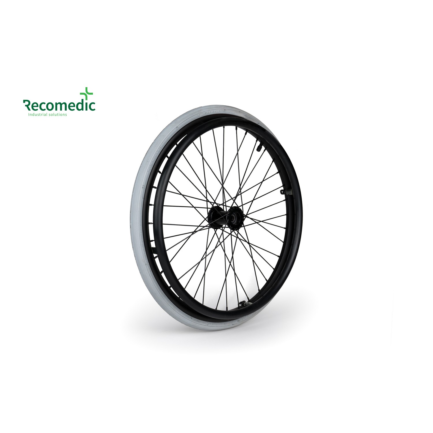 Koła do wózków inwalidzkich Recomedic K-20X1-300A-28-CC