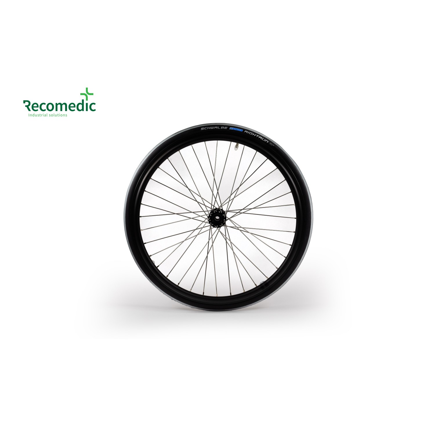 Koła do wózków inwalidzkich Recomedic K-22X1-PNAV-36-CC-RR