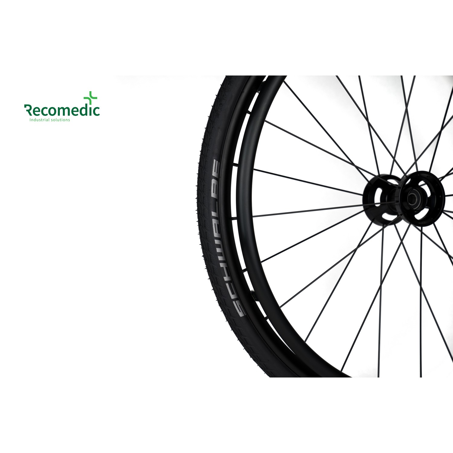 Koła do wózków inwalidzkich Recomedic K-24X1-CC79-MPE-C-2