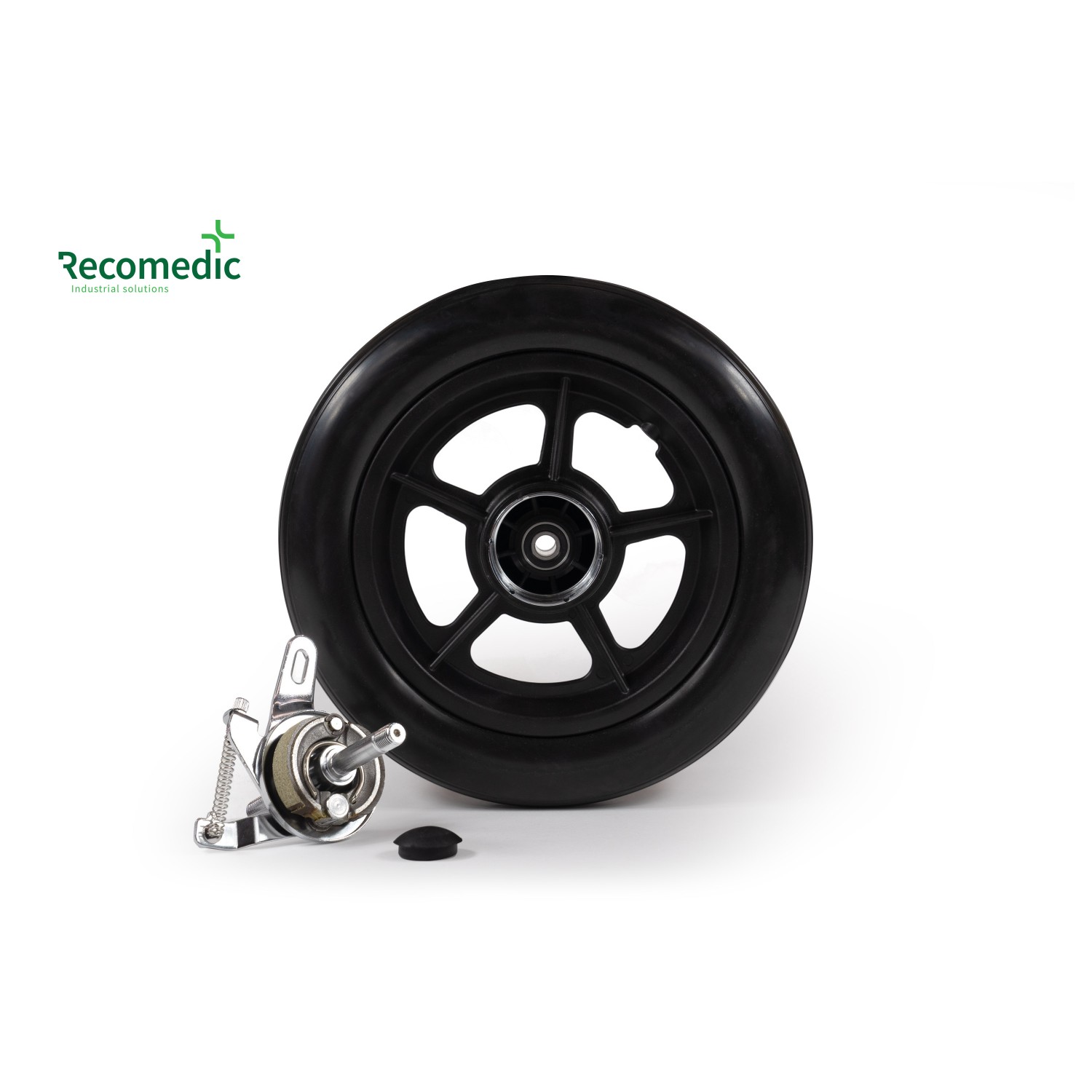 Koła do wózków inwalidzkich Recomedic K-310/55-PUC-HB-FX