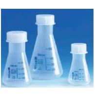 Kolby z tworzywa sztucznego VITLAB Erlenmeyera z nakręcaną zakrywką PP