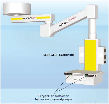 Kolumny anestezjologiczne B/D K60-BETA80/100
