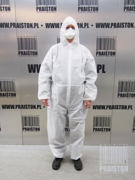 Kombinezony ochronne jednorazowe B/D FILTER (biały)