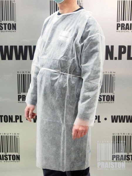 Kombinezony ochronne jednorazowe B/D jednorazowy (biały) 10 szt./opak