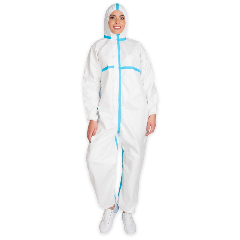 Kombinezony ochronne jednorazowe B/D Kat. III, Typ 3,4