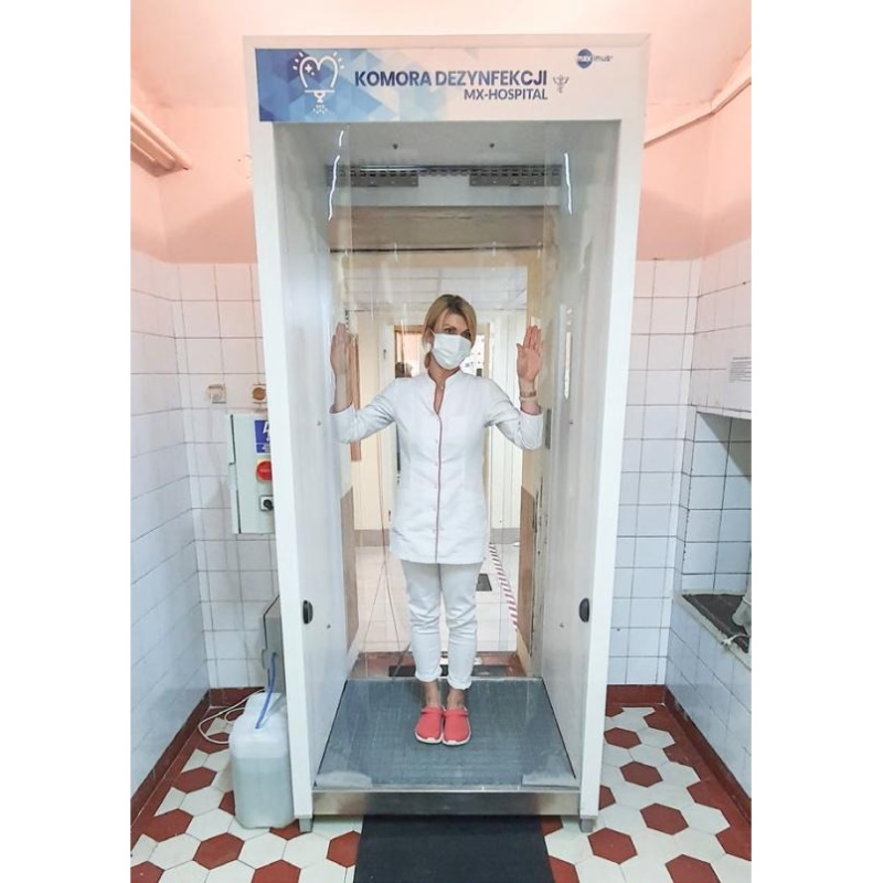 Komory do dezynfekcji osób, bramki, namioty, śluzy dezynfekcyjne MAXimus MX-HOSPITAL THERMO