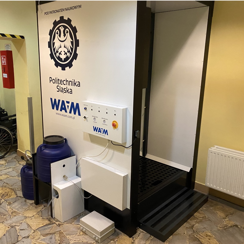 Komory do dezynfekcji osób, bramki, namioty, śluzy dezynfekcyjne WAAM Sp. z o.o. WAAM Gate Med 1.0