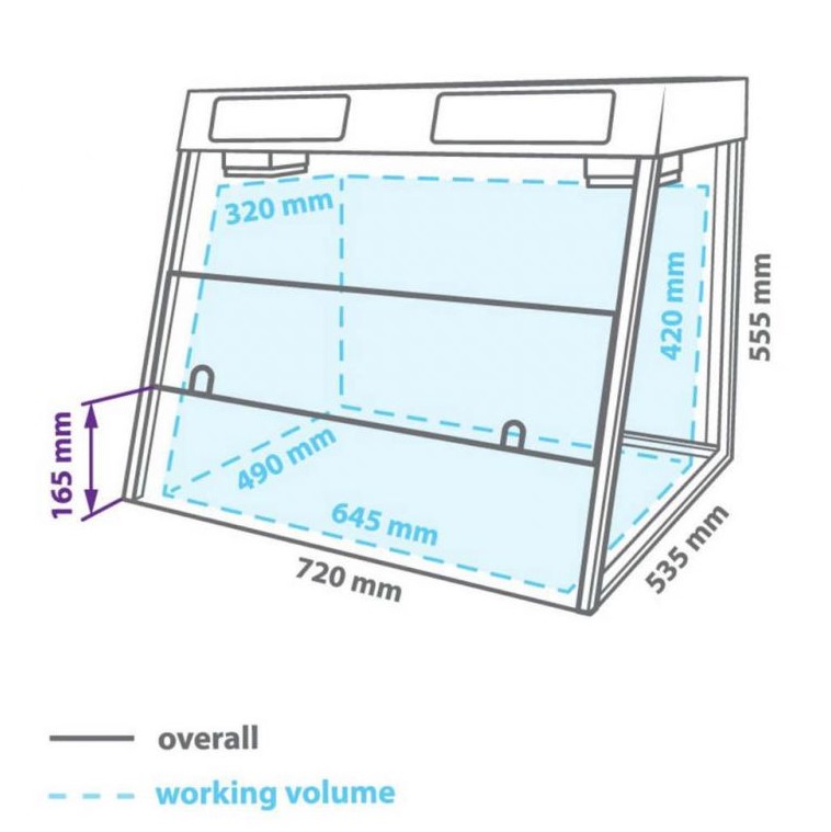 Komory do PCR Biosan UVC/T-AR