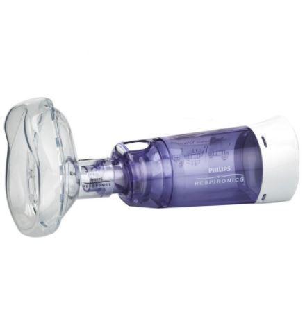 Komory inhalacyjne do leków wziewnych Philips Respironics OptiChamber Diamond Mask