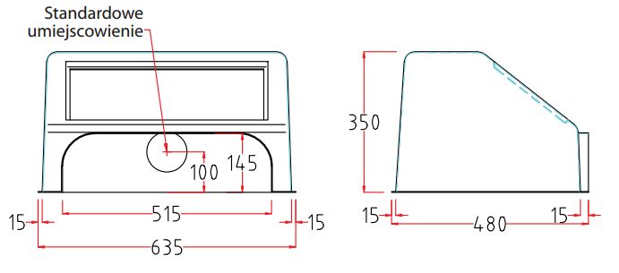 Komory pochłaniające Alsident SYSTEM 25 TYP 2 - PETG wydajność 117