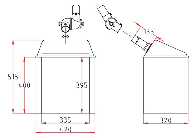 Komory pochłaniające Alsident SYSTEM 25 TYP 3 - PETG wydajność 204