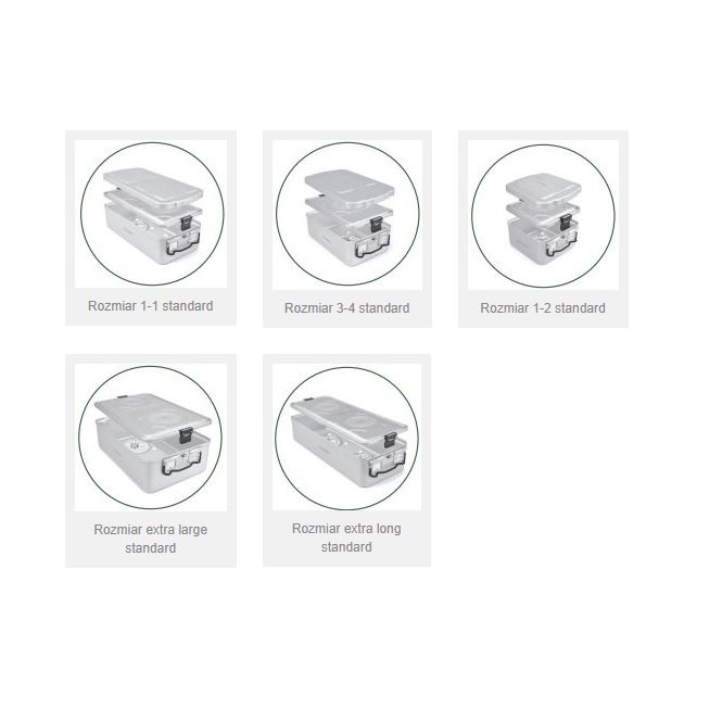 Kontenery do transportu i dezynfekcji instrumentów Aygun standardowe