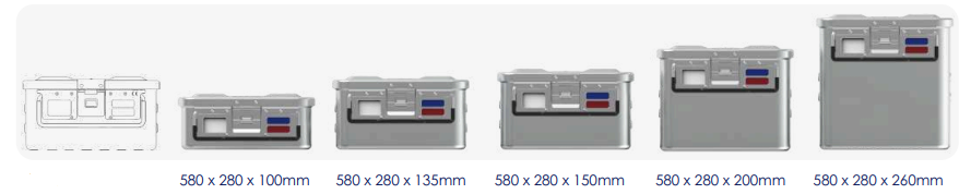 Kontenery do transportu i dezynfekcji instrumentów Uzman Standard 1/1