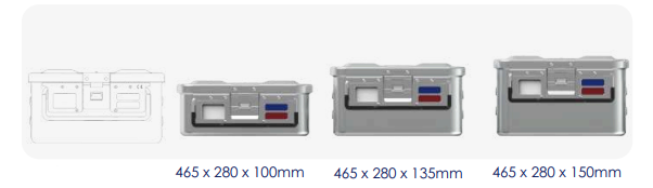 Kontenery do transportu i dezynfekcji instrumentów Uzman Standard 3/4