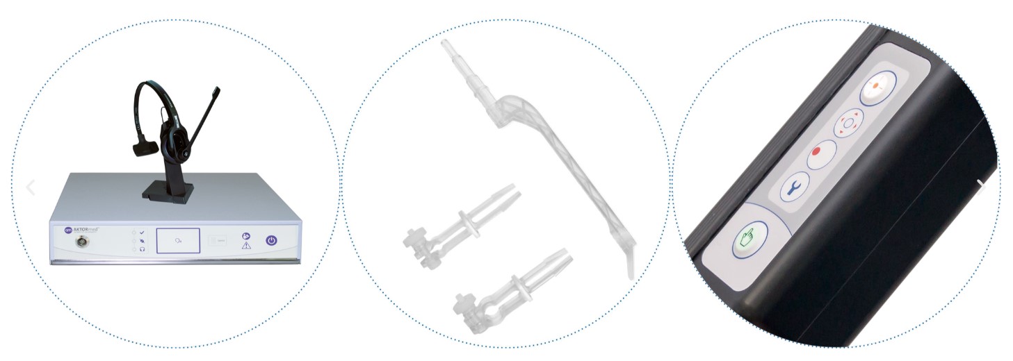 Kontrolery robotyczne sztywnych optyk endoskopowych AKTORmed Soloassist