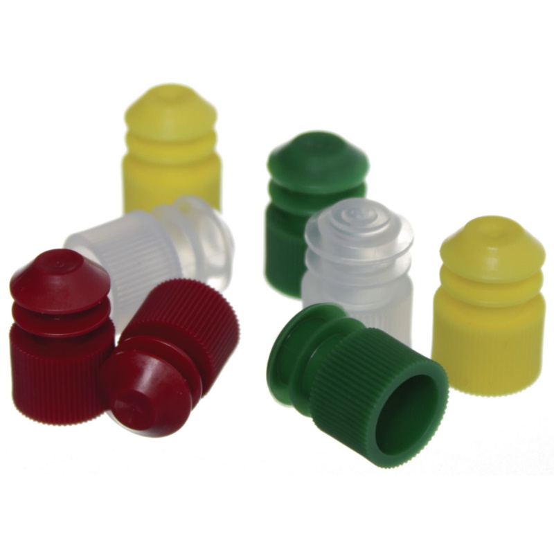 Korki, zatyczki i nakrętki do naczyń laboratoryjnych VWR PE do probówek