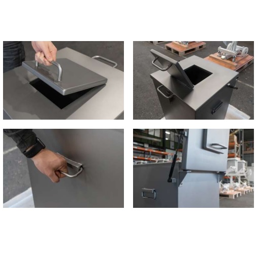 Kosze na odpady z pracowni medycyny nuklearnej Nuclear Shields B.V. LS0069