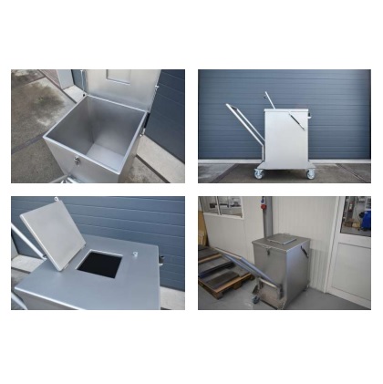 Kosze na odpady z pracowni medycyny nuklearnej Nuclear Shields B.V. SWB126-239L