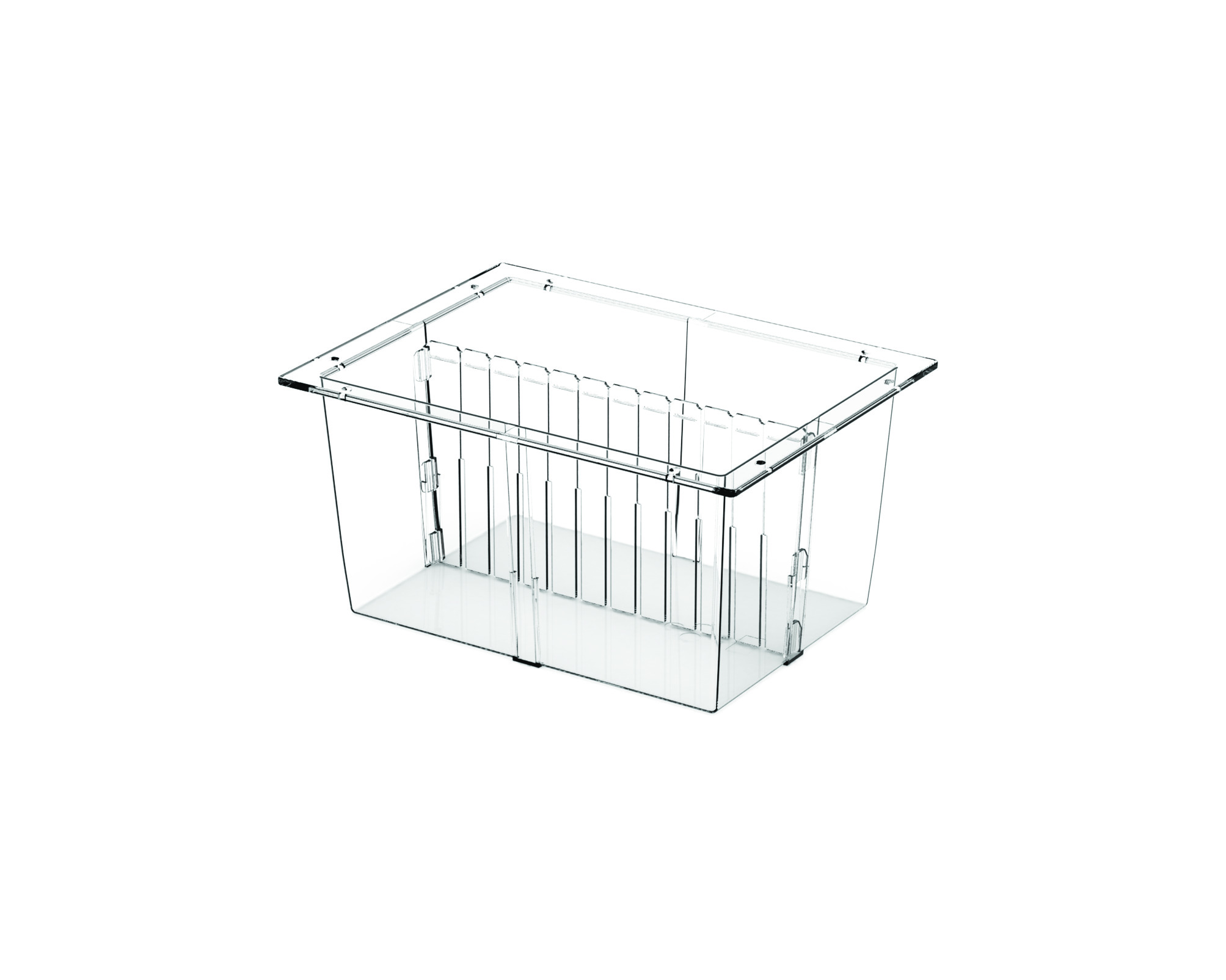 Kosze, półki i wieszaki do regałów listwowych Pegasus Poliwęglanowe