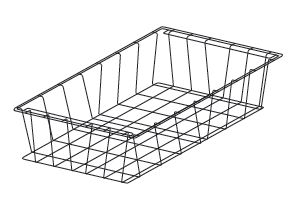Kosze, półki i wieszaki do regałów listwowych TRIBO SK 0401/01