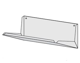 Kosze, półki i wieszaki do regałów listwowych TRIBO SK 7741/01