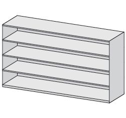 Kosze, półki i wieszaki do regałów listwowych TRIBO SK 7742/01