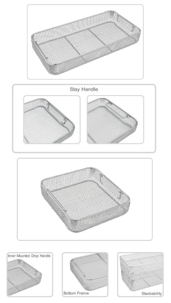 Kosze sterylizacyjne DCTM A11/ A12/ A13/ A14/ A15/ A16/ A17/ A21/ A22