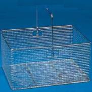 Kosze, tace, tygle z metalu B/D Kosze stal nierdzewna polerowana z uchwytem